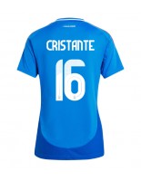 Italia Bryan Cristante #16 Hjemmedrakt Dame EM 2024 Korte ermer